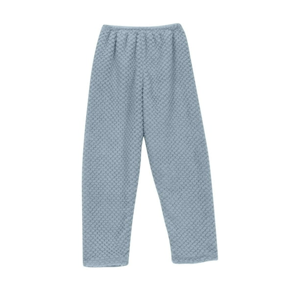 Women Sweatpants Tall MIUOWANP Women's Fashionable Checkered Straight Leg Casual Pants With Wide Legs Blue M