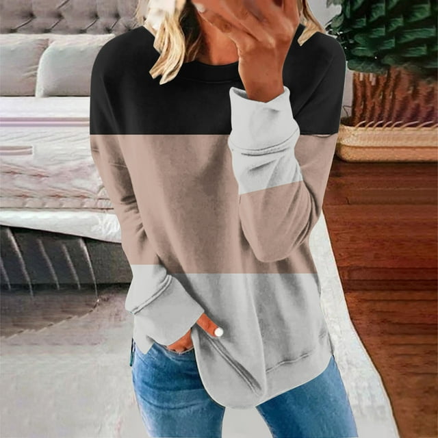 Women Sweatshirt Clearance Sale,Womens Basic Loose Athletic Tops 2023