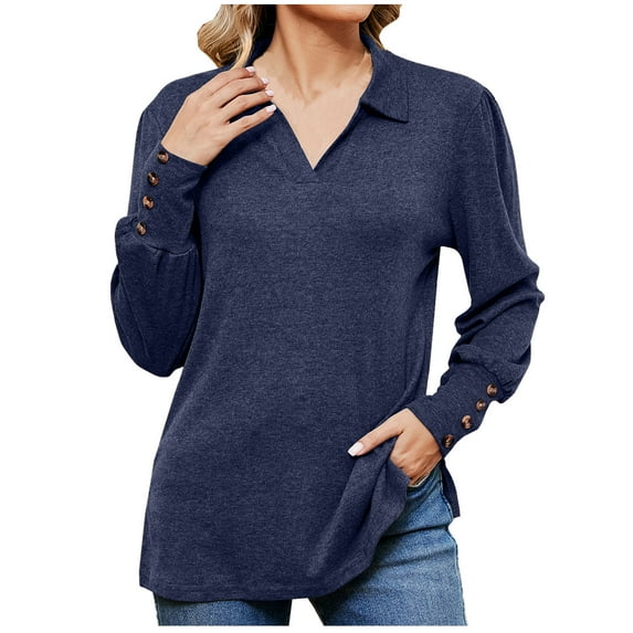 Women Sweatshirt Hoodie Womens Tops Clearance Round Neck Gradient Long Sleeve Top Sweater Hooded Sweater