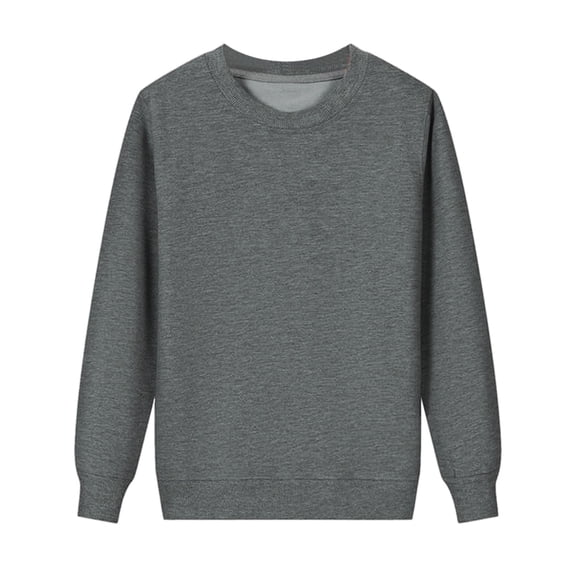 Women Sweatshirt Long Sleeve Sweatshirt Pullover Tops for Women Grey Sweat Shirt Fall Crewneck Trendy Clothes for Teen Girls