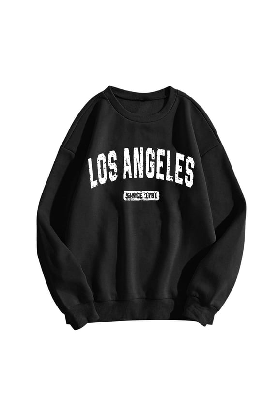 Women Sweatshirt Sweat Shirts Women Long Sleeve Pullover Tops for Women Black Sweatshirt Fall Clothes for Women Clothes