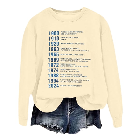 Women Sweatshirt Sweat Shirts Women Long Sleeve Women Pullover Sweatshirt Beige Crewneck Sweatshirts Womens Fall Sweatshirts 2025 College Wear