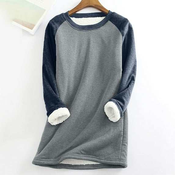 Women Sweatshirts Gnomes Graphic,Sweater for Women Winter Warm Sherpa Lined Fleece Crewneck Sweatshirt Plush Pullover Long Thermal Underwear