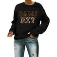 thumbnail image 1 of Women Sweatshirts Long Sleeve Sweatshirt Oversized Pullover for Women Black Sweatshirt for Woman Women Fall Trendy Clothes for Teen Girls, 1 of 5