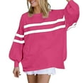 thumbnail image 1 of Women Sweatshirts Long Sleeve Sweatshirt for Women Pullover for Women Red Cute Crewnecks for Women Fall Hiking Clothes for Womens Clothes Trendy, 1 of 4
