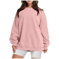 thumbnail image 1 of Women Sweatshirts Sweat Shirts Women Long Sleeve Pullover for Women Crewneck Sweatshirt Cute Fall Sweatshirts Womens Clothes Trendy, 1 of 5