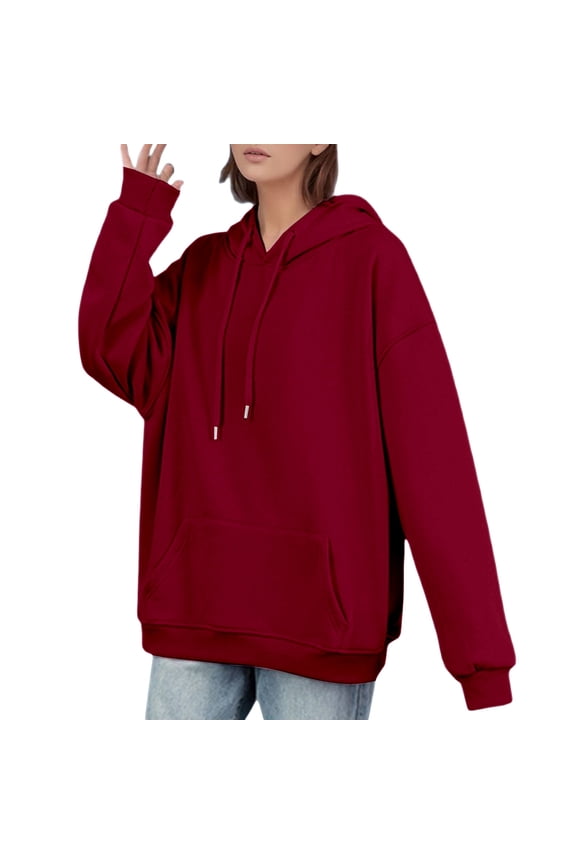 Women Sweatshirts Twill Hoodie Loose Fit Pullover Soft Sweatshirt for Everyday Casual Comfort with Custom Printing Design 3XL