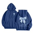 thumbnail image 1 of Women Sweatshirts Women's Hoodie Sweatshirt with Pocket for Everyday Comfort and Casual Style Dark Blue XL, 1 of 7