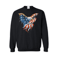thumbnail image 1 of Women Sweatshirts and Hoodies - American Flag Eagle USA, 1 of 5