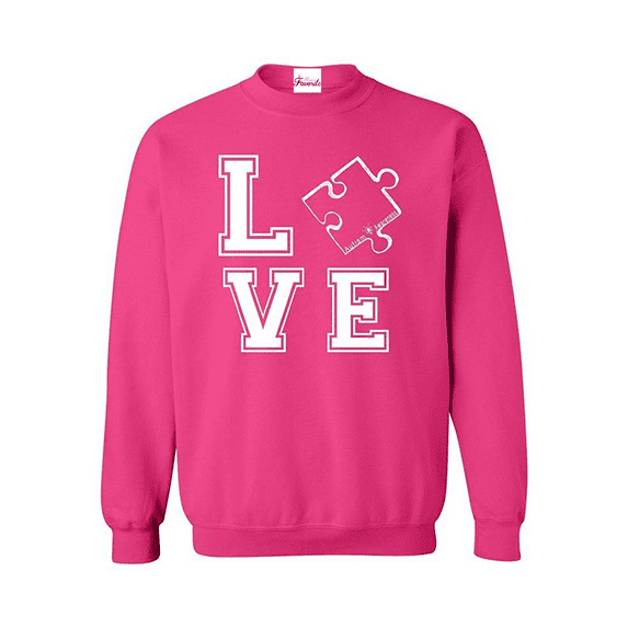 Women Sweatshirts and Hoodies - Autism Awareness Puzzle