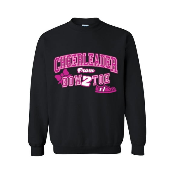 Women Sweatshirts and Hoodies - Cheerleader Bow 2 Toe