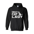 thumbnail image 1 of Women Sweatshirts and Hoodies - Crazy Cat Lady, 1 of 5