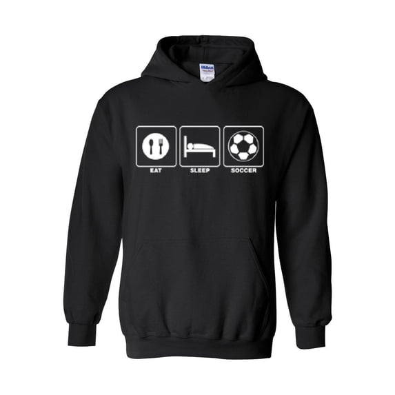Women Sweatshirts and Hoodies - Eat Sleep Soccer