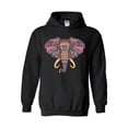 thumbnail image 1 of Women Sweatshirts and Hoodies - Elephant Mosaic, 1 of 5