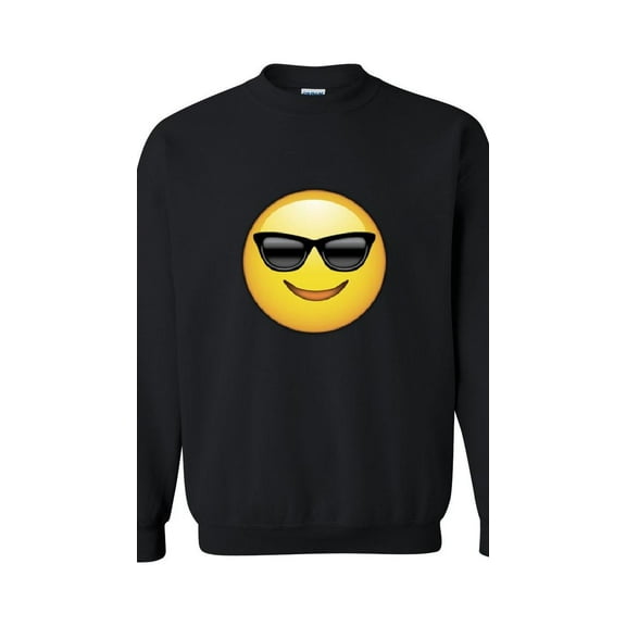 Women Sweatshirts and Hoodies - Emoji with Sunglasses
