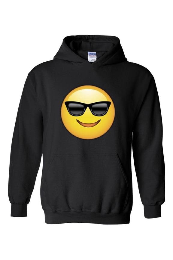 Women Sweatshirts and Hoodies - Emoji with Sunglasses
