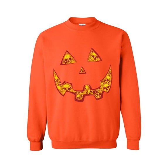 Women Sweatshirts and Hoodies - Halloween Costume Pumpkin Face