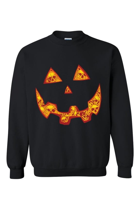 IWPF - Women Sweatshirts and Hoodies - Halloween Costume Pumpkin Face