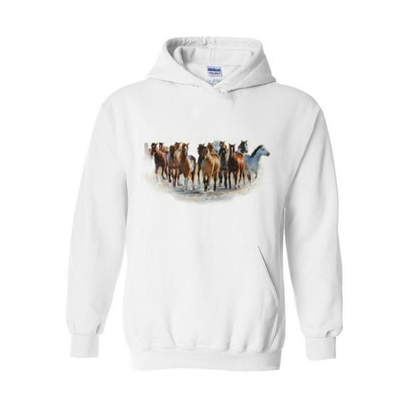 Women Sweatshirts and Hoodies - Horses Herd