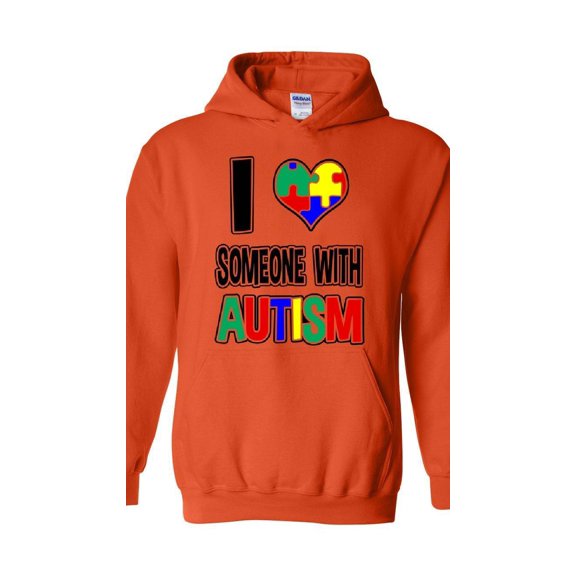 Women Sweatshirts and Hoodies - I Love Someone With Autism