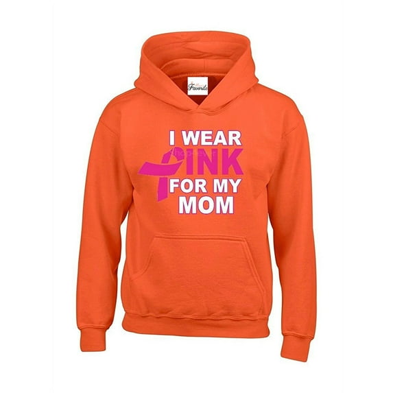 Women Sweatshirts and Hoodies - I Wear Pink For My Mom