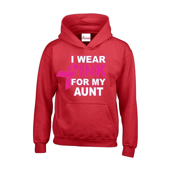 Women Sweatshirts and Hoodies - I Wear Pink for My Aunt