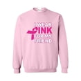 thumbnail image 1 of Women Sweatshirts and Hoodies - I Wear Pink for My Friend, 1 of 5