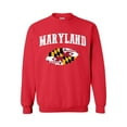 thumbnail image 1 of Women Sweatshirts and Hoodies - Maryland Flag, 1 of 5
