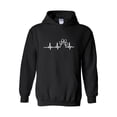 thumbnail image 1 of Women Sweatshirts and Hoodies - Paw Heartbeat, 1 of 5