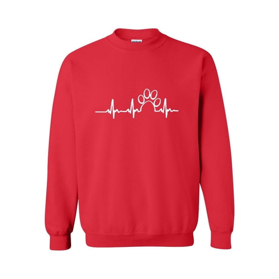 Women Sweatshirts and Hoodies - Paw Heartbeat
