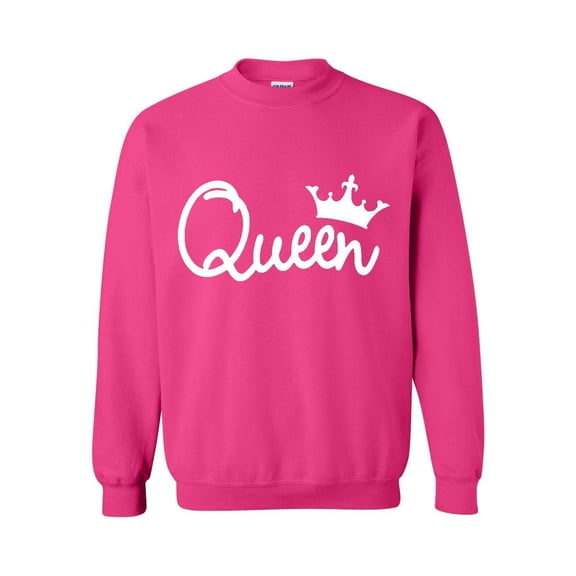 Women Sweatshirts and Hoodies - Queen in White Crown