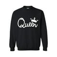 thumbnail image 1 of Women Sweatshirts and Hoodies - Queen in White Crown, 1 of 5