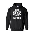 thumbnail image 1 of Women Sweatshirts and Hoodies - Safety First With A Nurse, 1 of 5