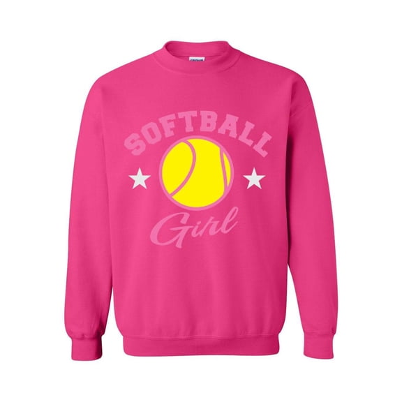 Women Sweatshirts and Hoodies - Softball Girl