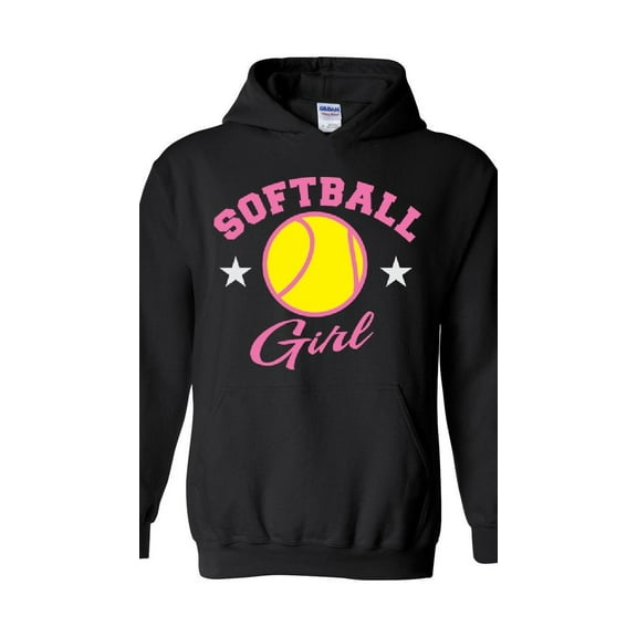 Women Sweatshirts and Hoodies - Softball Girl