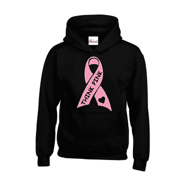 Women Sweatshirts and Hoodies - Think Pink Cancer