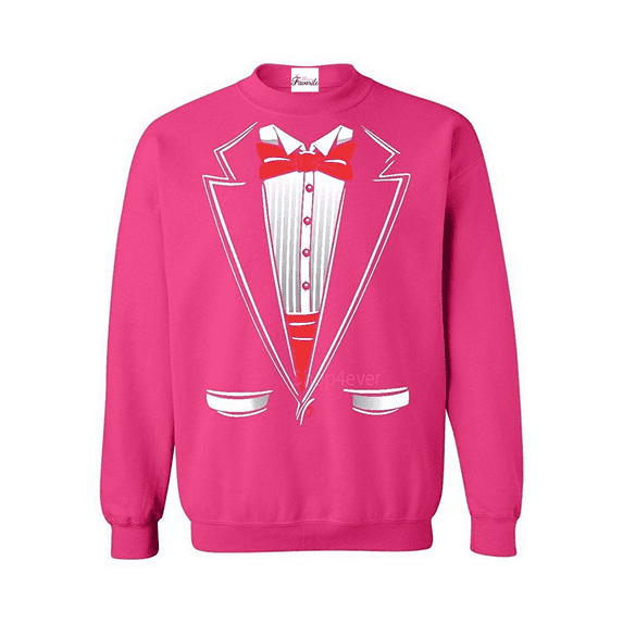 Women Sweatshirts and Hoodies - Tuxedo Prom Costume