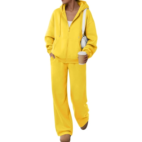 Women Sweatsuits 2 Piece Set Comfy Lightweight Zip Up Hoodie and Sweatpants,XL