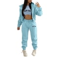 thumbnail image 1 of Women Sweatsuits 2pcs Sets Clearance Casual Baggy Womens Jogger Sets Lightweight Comfortable Joggers 2 Piece Sweat Suits for Women Sales or Clearance, 1 of 4