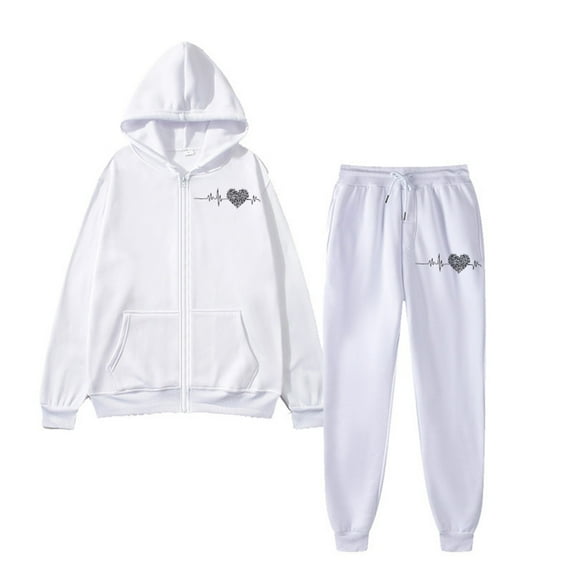 Women Sweatsuits Sets - Long Sleeve Hoodie With Sweatpants Womens Matching Sets Fall Womens Activewear Sets