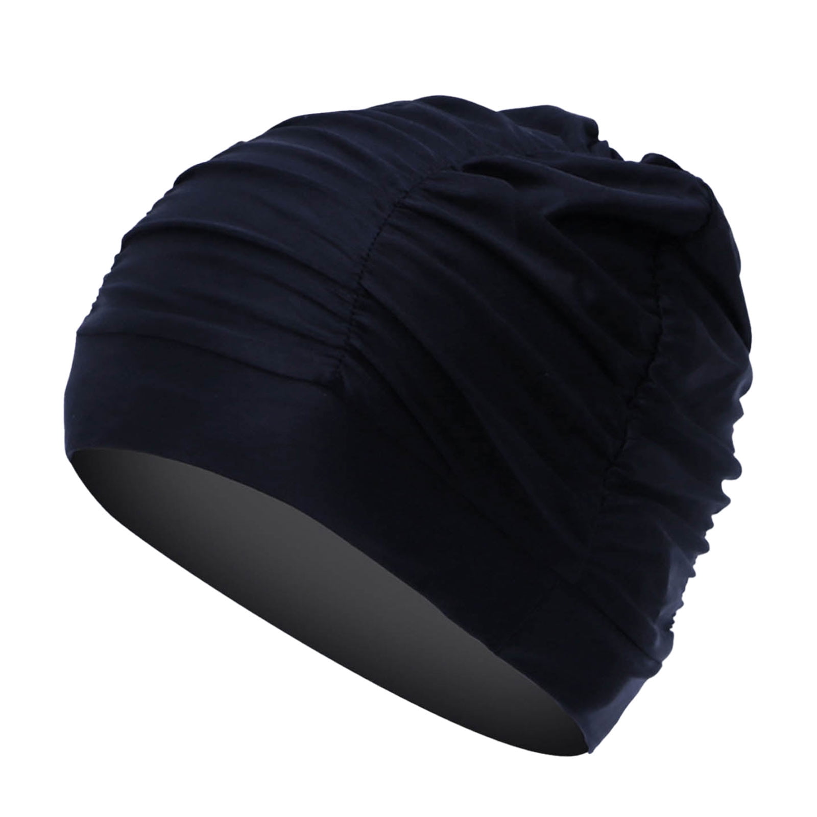 Women Swimming Cap Bathing Long Hair Or Short Hair Turban Cap Elastic Swimming Cap
