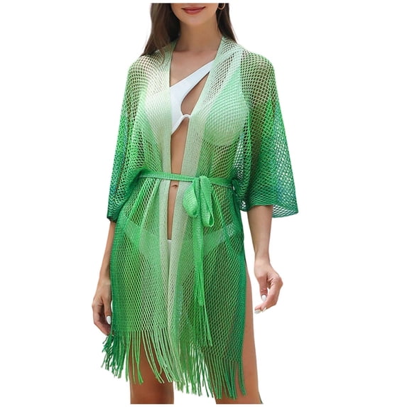 Women Swimsuit Cover Up Plus Size Swimwear Casual Solid Short Sleeve Summer Beach Bathing Suits