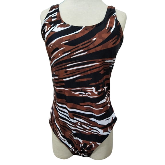 Women Swimsuits One Piece Open Back Halter Swimsuit Trendy Outfit,Multicolor,XL