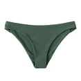 thumbnail image 1 of Women Swimwear Bikini Bottoms Summer Swim Bottom Solid Color Mid-Waist Swim Bottoms Pool Swim Wear, 1 of 3