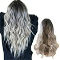 thumbnail image 1 of Women Synthetic Wavy Wig Fashion Silver Grey Hair For Girls And Ladies, 1 of 4