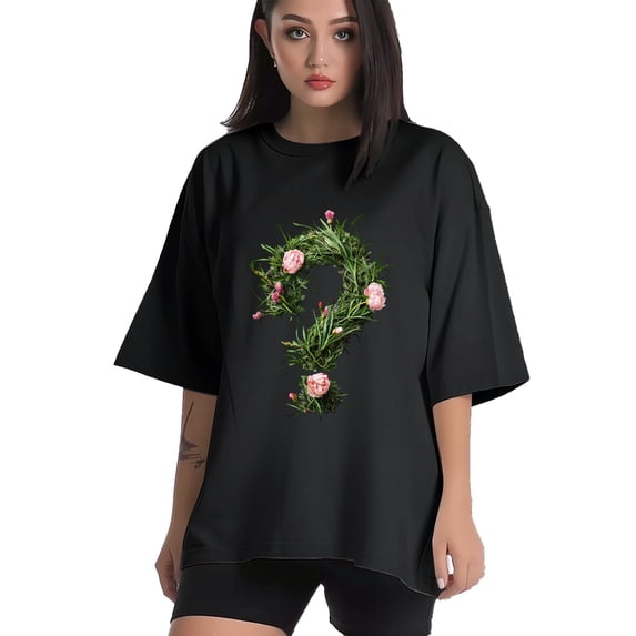 Women T Shirt Graphic Tee Summer Tops Half Sleeve Loose Drop Shoulder Vintage Shirts Streetwear Sweat Casual Tees XS