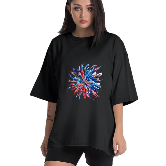Women T Shirt Graphic Tee Summer Tops Half Sleeve Loose Drop Shoulder Vintage Shirts Streetwear Sweat Casual Tees XS