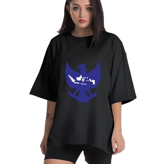 Women T Shirt Graphic Tee Summer Tops Half Sleeve Loose drop Shoulder Vintage Shirts Casual Shirt M