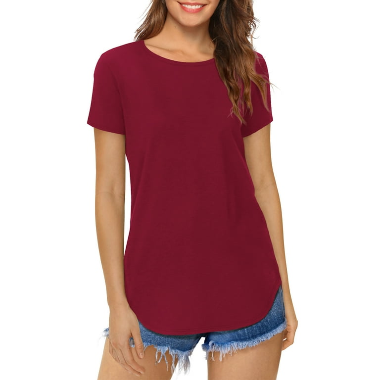 Solid color t shirts walmart shop