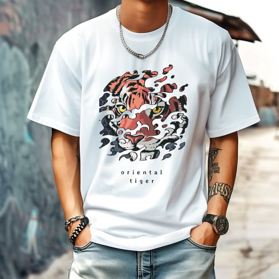 Women T Shirt Summer Tops Graphic Half Sleeve Loose drop Shoulder Vintage Shirts Casual Shirt M